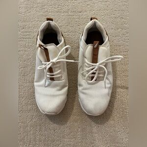 Nautica White and Brown Sneakers women’s 8 1/2